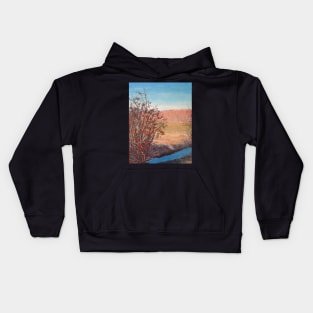 Bush with red berries Kids Hoodie